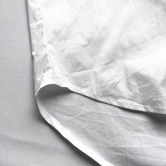 JASON WU WHITE BEADED EMBELLISHED SCALLOPED COLLAR SHIRT - S - Picture 12 of 16